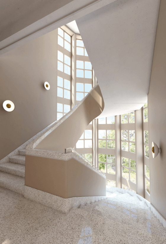 Le-pavillon-des-tamaris-Aincourt-escalier