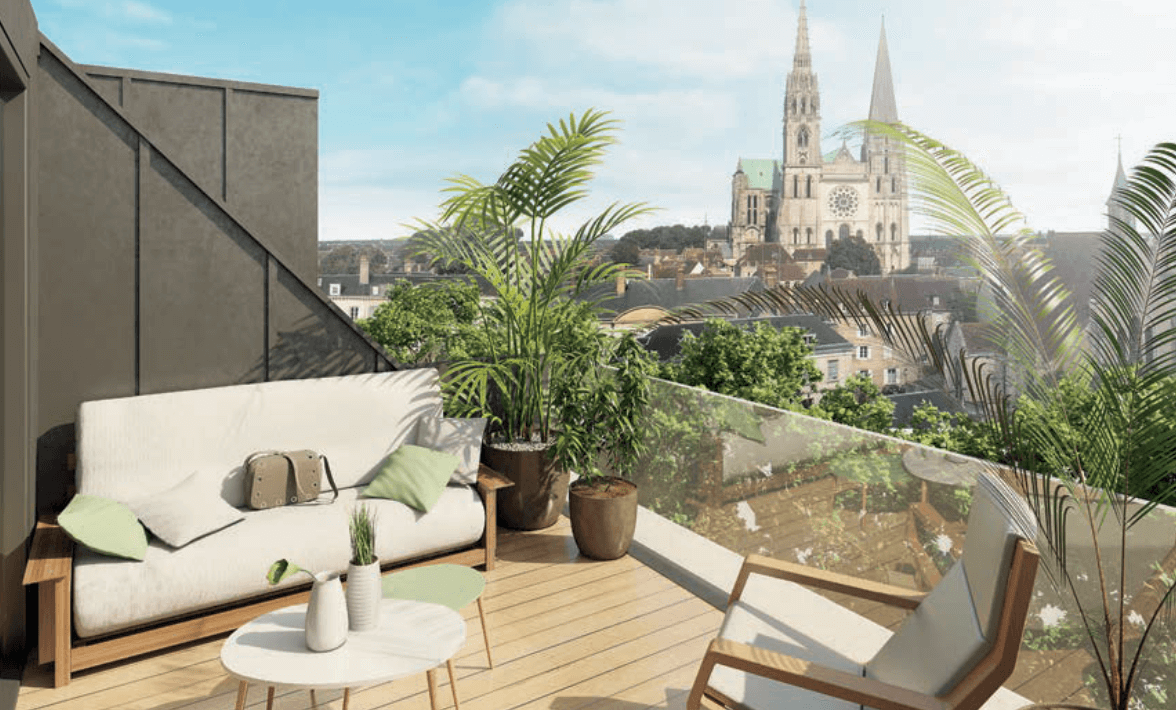 Horizon-Cathedrale-Chartres-Loi-Denormandie-balcon-vue-cathedrale