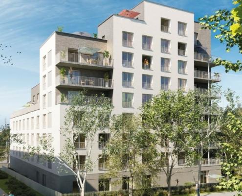 Le green - Rennes - Loi Pinel - facade