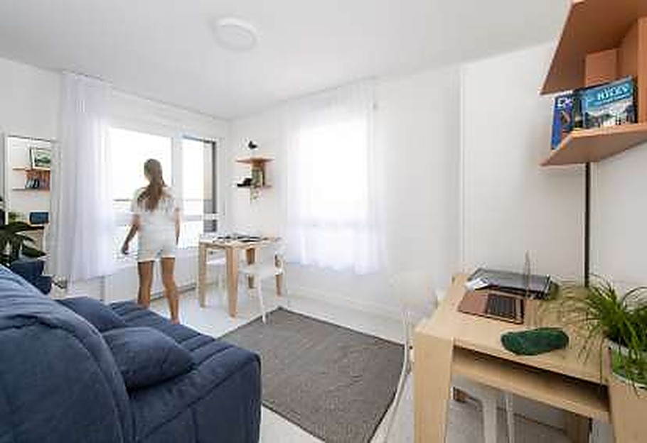 Studio meublé et équipé de la résidence Seven Lodge III à Lyon