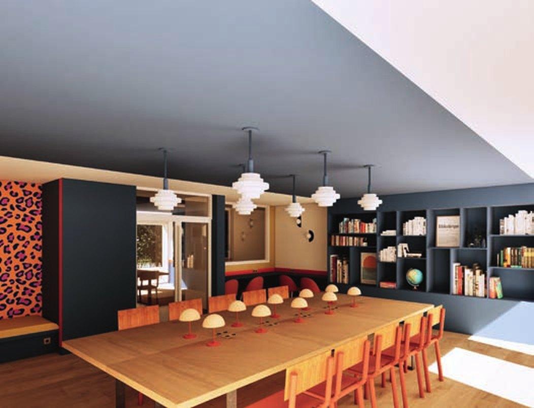 Espace coworking de la résidence étudiante Studio 142 à Angers